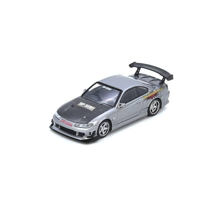 Inno 1/64 Top Secret Silvia S15 Silver