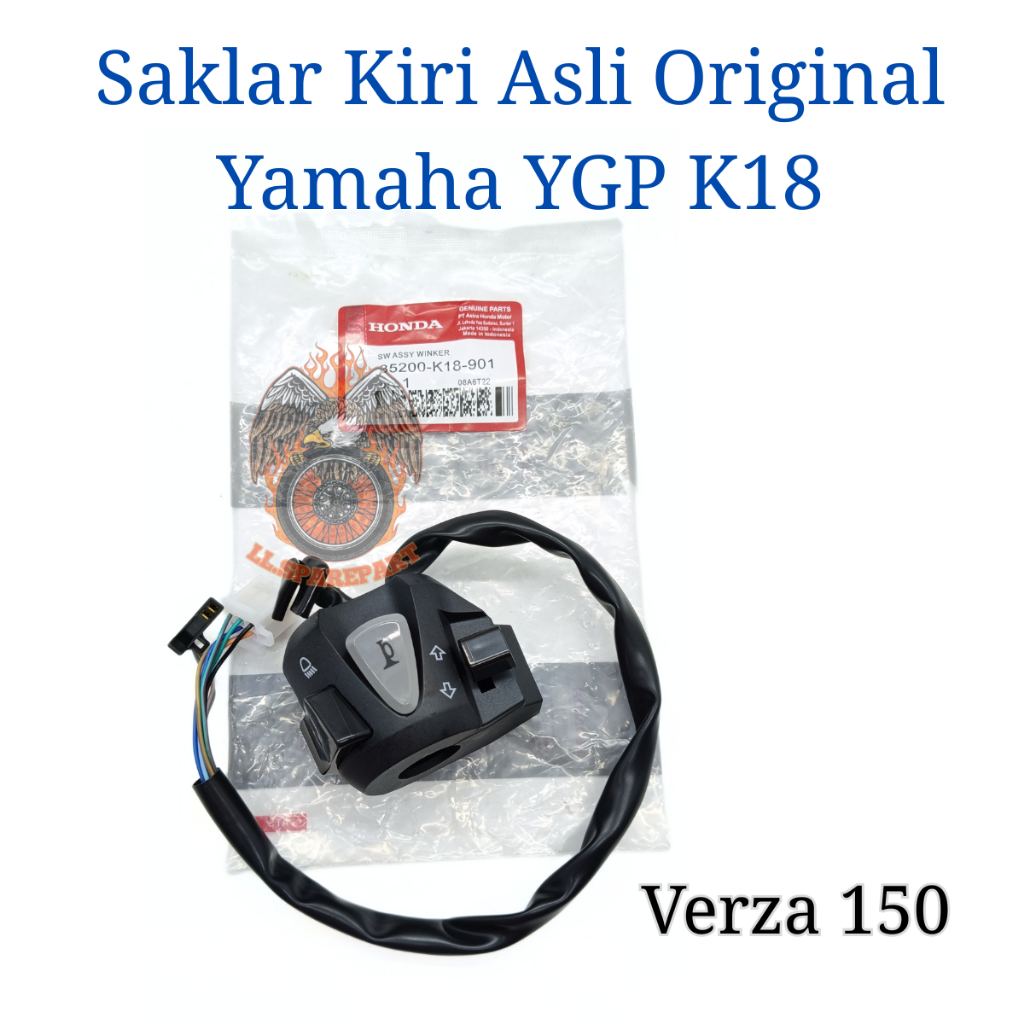 ASLI ORIGINAL HONDA SAKLAR KIRI K18 BUAT MOTOR VERZA 150