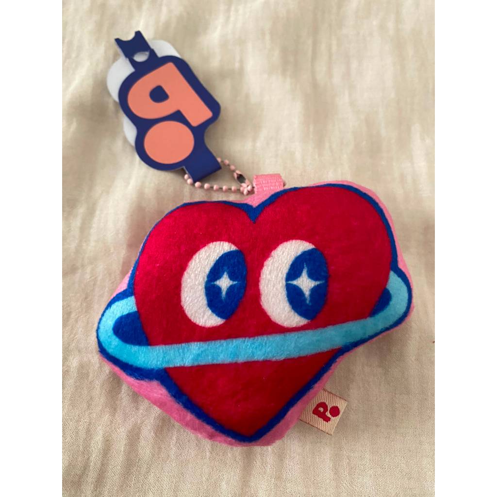 Paddy Pluffies Bag Charm/Gantungan Tas - Heart Planet