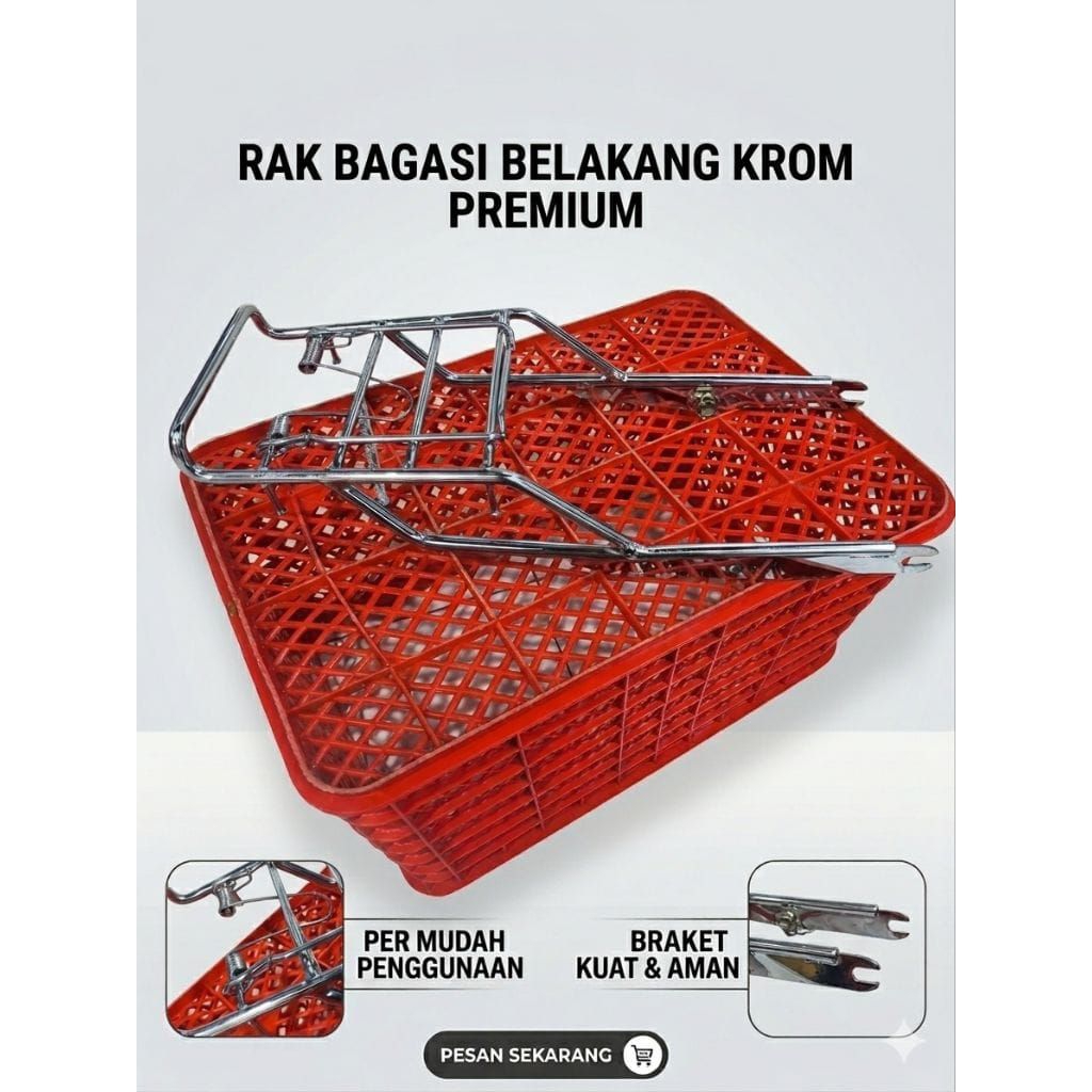 BEGEL CB PSP FULL CROME BEGEL RAK CB100 CB125 CLASIK BEGEL RAK JEPIT CB PSP FULL CROME KRANJANG CB P