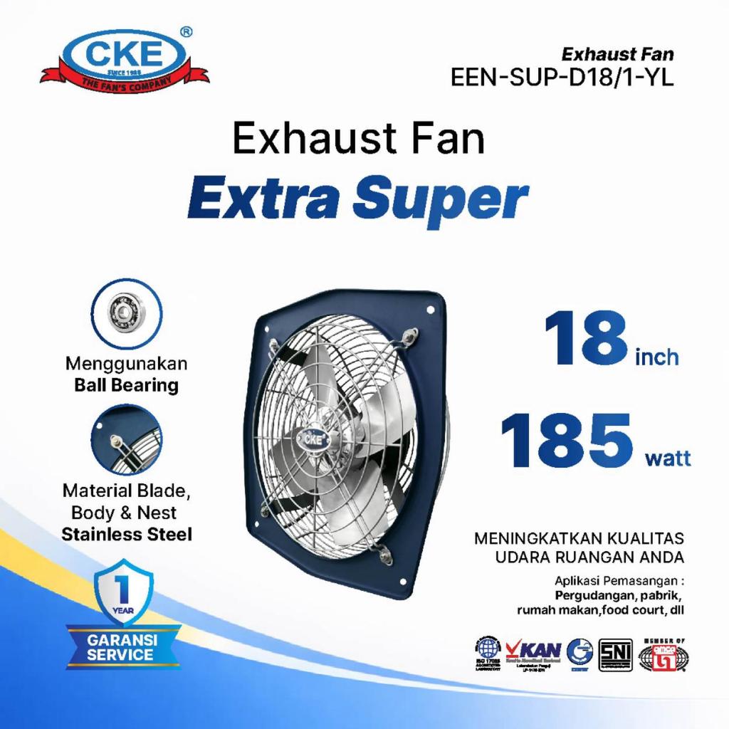 CKE Exhaust Fan 18 Inch Heavy Duty Kipas Penyedot Udara