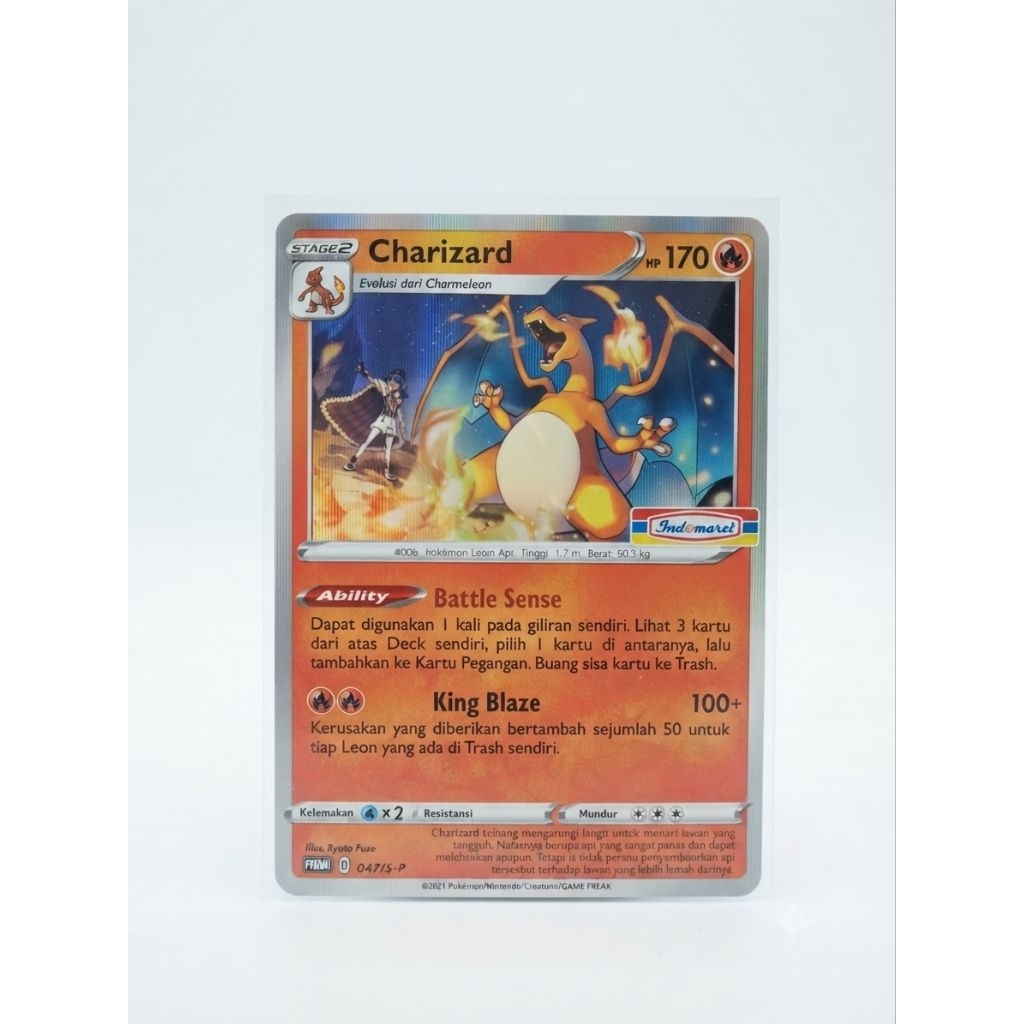 TCG Card Pokemon Charizard (Indomaret)