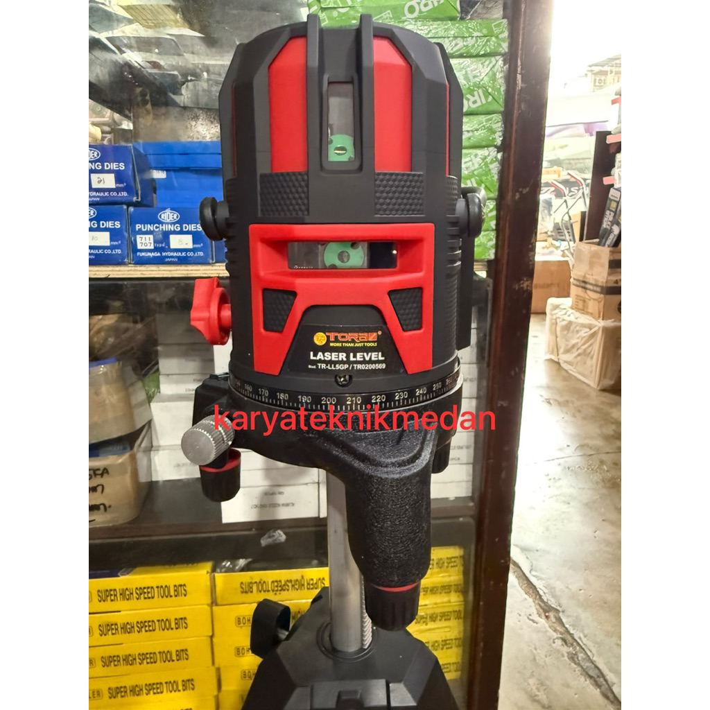 LASER LEVEL 5 GREEN LINES TORA | WATER LEVEL 5 LINE TORA