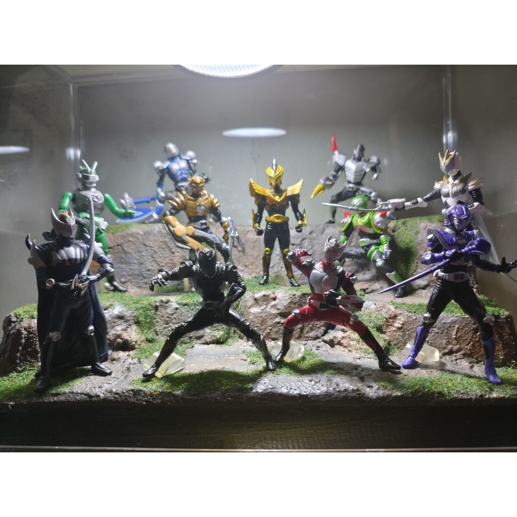 Action Figure Kamen Rider Series HG Ryuki 11 Pcs Set 12 cm