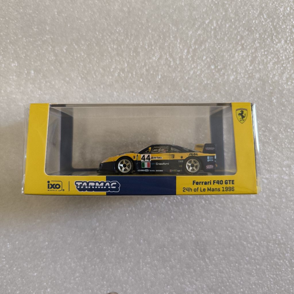 TARMAC WORKS 1/64 FERRARI F40 GTE 24H OF LE MANS 1996