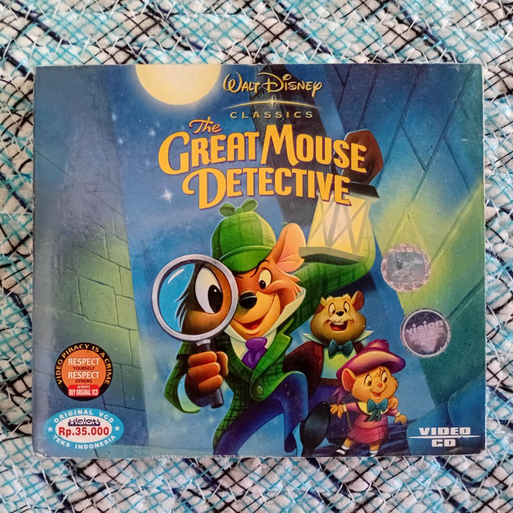 VCD The Great Mouse Detective (Walt Disney Classics) 1986 Teks Indonesia Original Walt Disney VideoC
