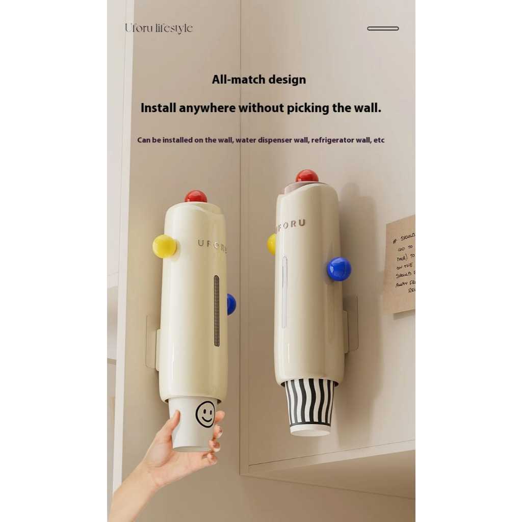 PAPER CUP DISPENSER TEMPAT GELAS CUP HOLDER GELAS RAK