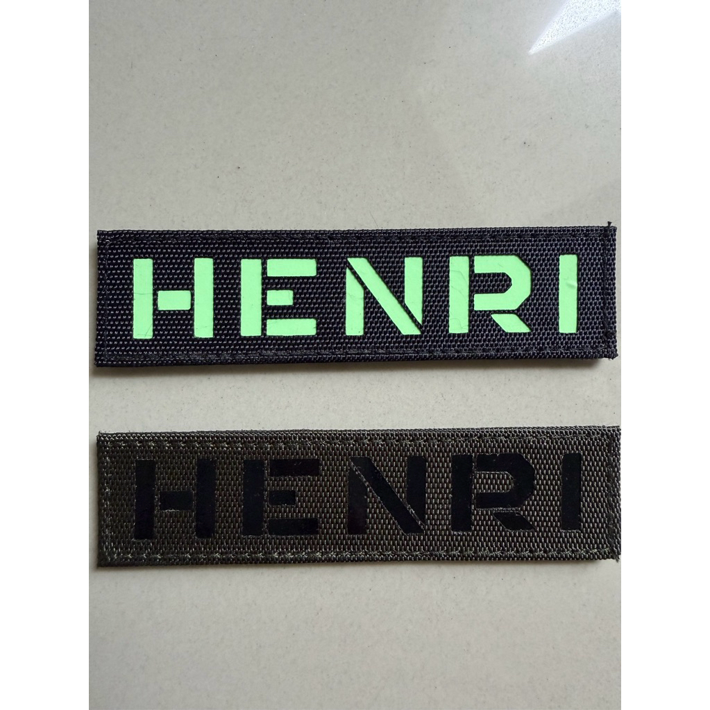 patch laser nama TNI AD/AL Polisi
