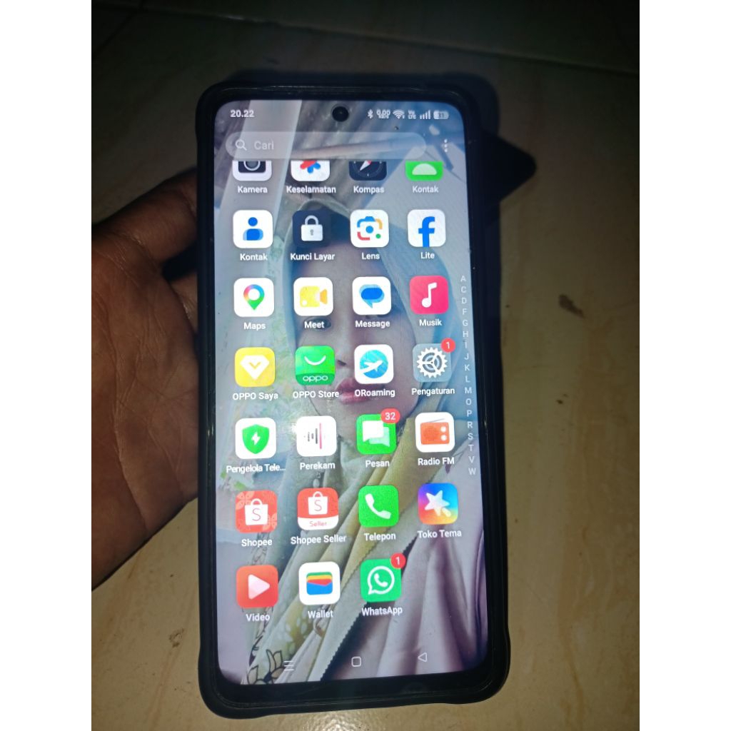 HP OPPO A5 8/256 SECOND FULL SET