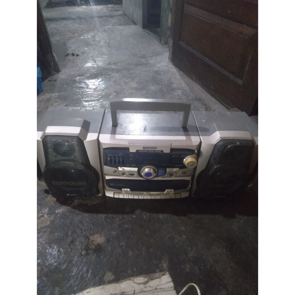 Radio Tape Compo Jadul SHARP WF-1100L (GL)
