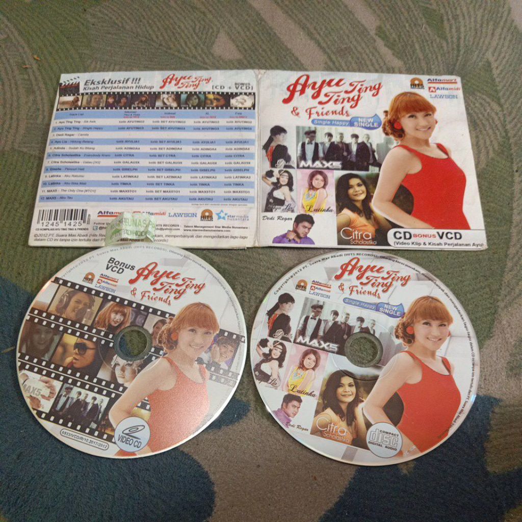 CD VCD AYU TING TING AND FRIEND