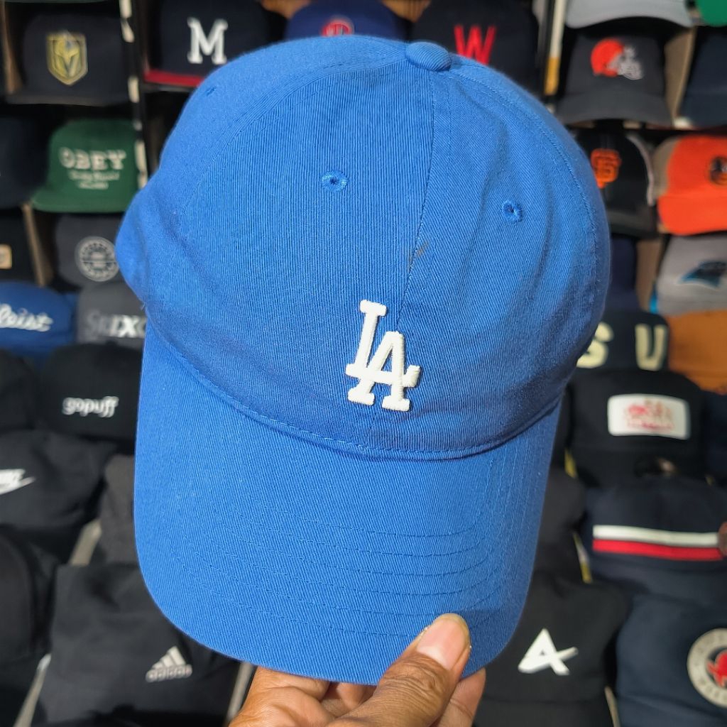 Topi MLB LA Dodgers biru