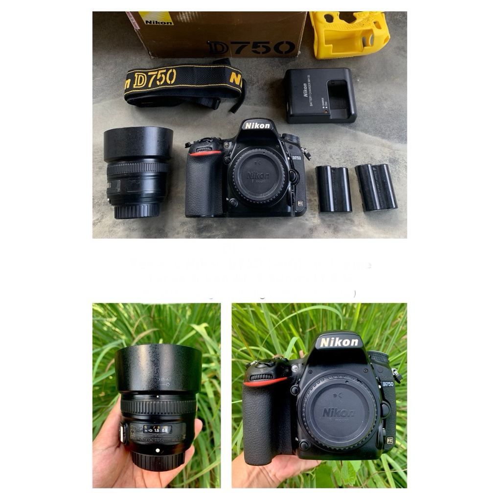 Kamera Dslr Nikon D750 FULLFRAME (second)