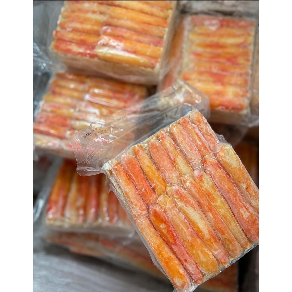 Daging Kepiting Alaska Snow Crab 1KG up full daging Kaki dan cincang seafood frozen