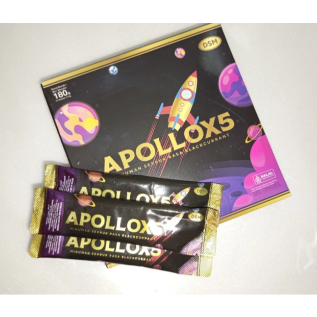 APOLLO 12 Cordy-G Extract Kemasan Baru Apollo X5 5 Saset BPOM