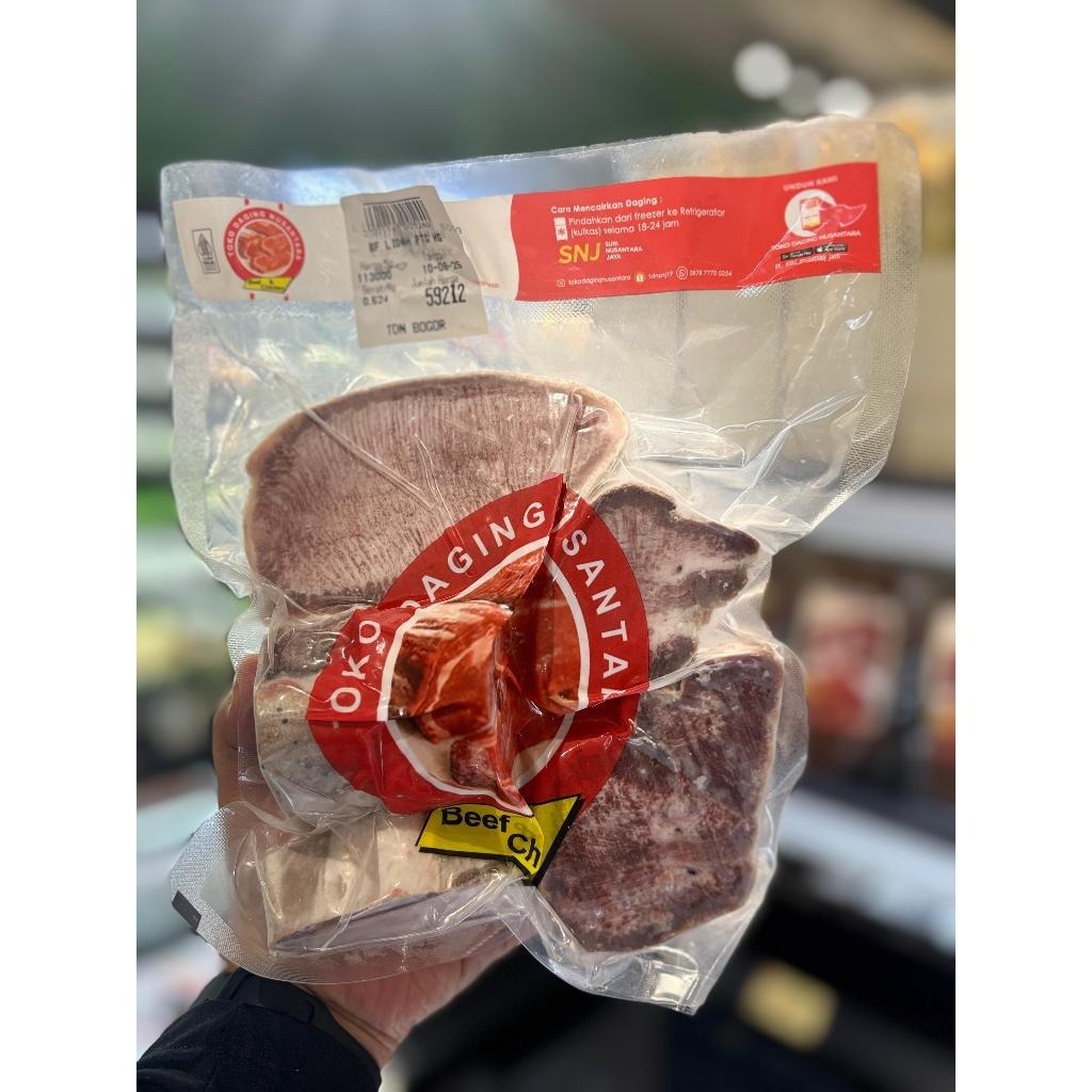 LIDAH SAPI POTONG FROZEN 1KG
