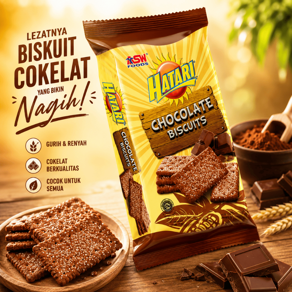 HATARI BISKUIT CHOCOLATE 115G