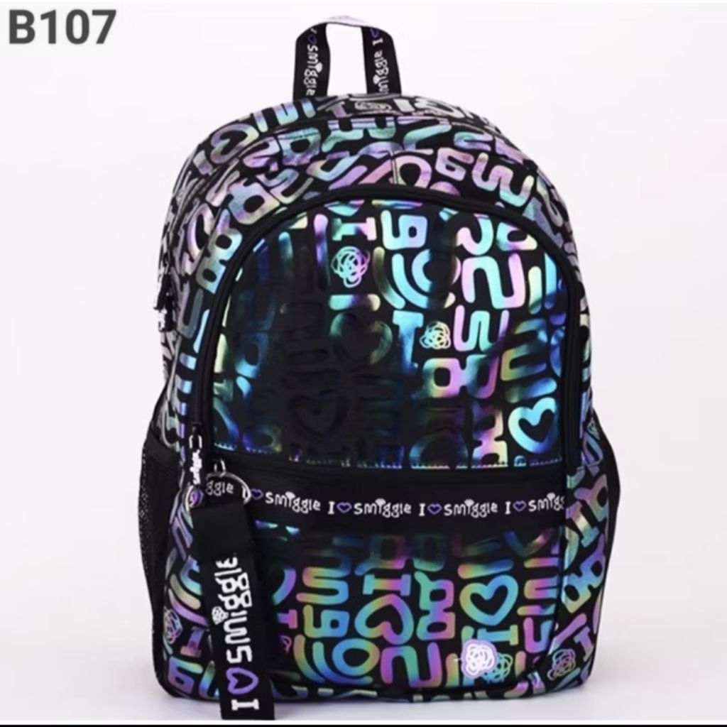 Ransel SD B107 SM G Silver 16" Ukuran 30x13x42cm