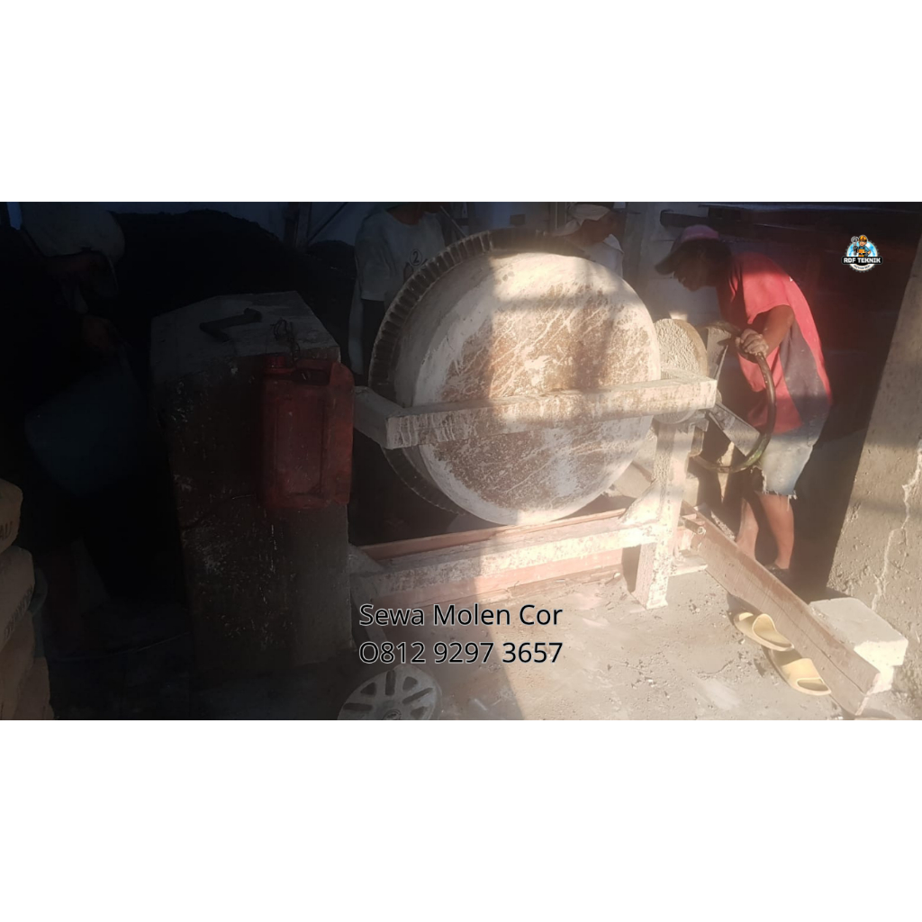Molen Cor, Molen Mixer, Molen Pengaduk Semen, Mesin Pengaduk Semen, Molen Pengaduk Beton