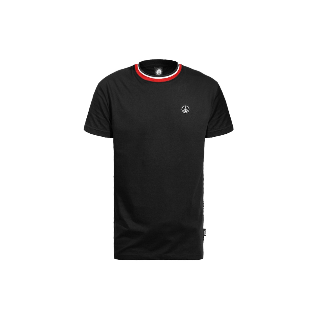Prung Alpinaz Tshirt Ringer Tee Kaos Warna Hitam