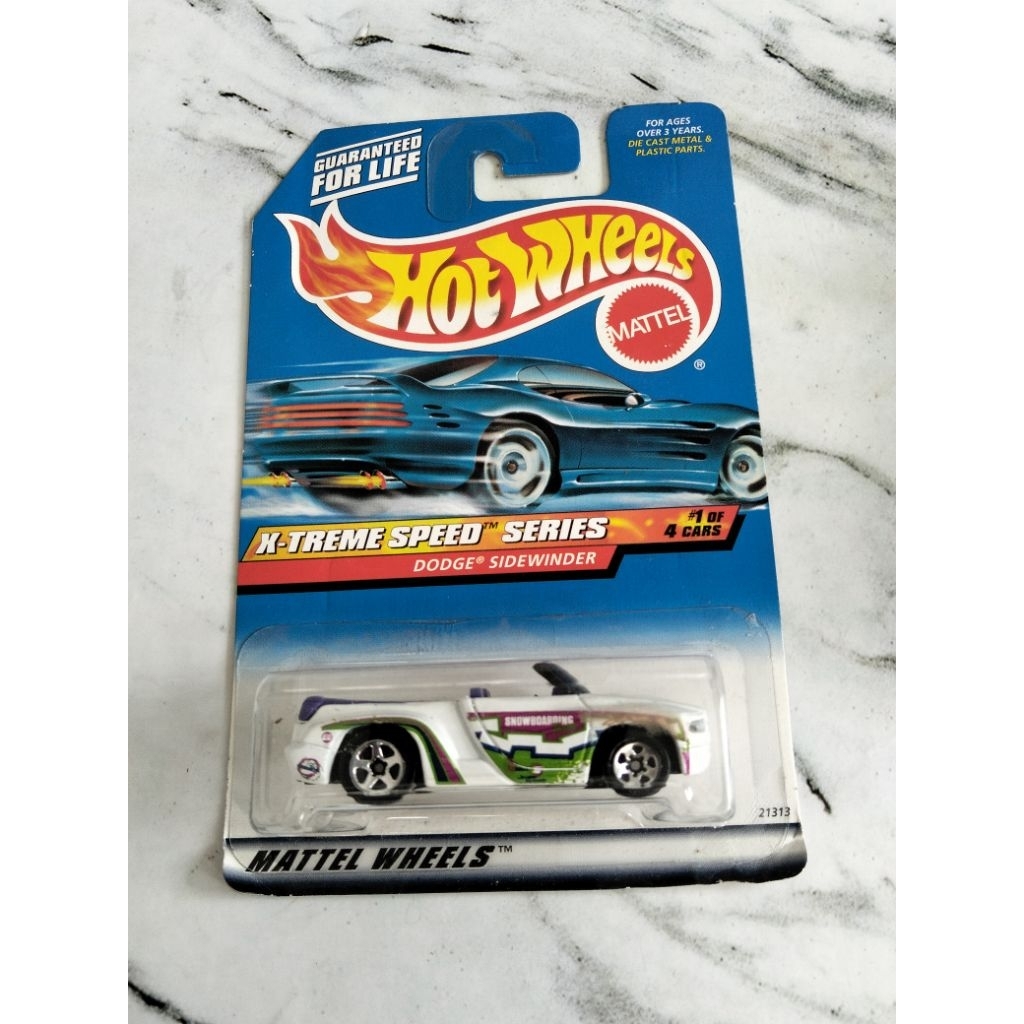 Hot Wheels X-Treme Speed Series Dodge Sidewinder Matter Wheels