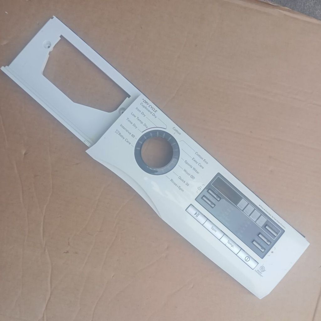 Cover panel control, cover display mesin cuci LG WD M 1480 AD6  8kg/4kg washer dan drayer