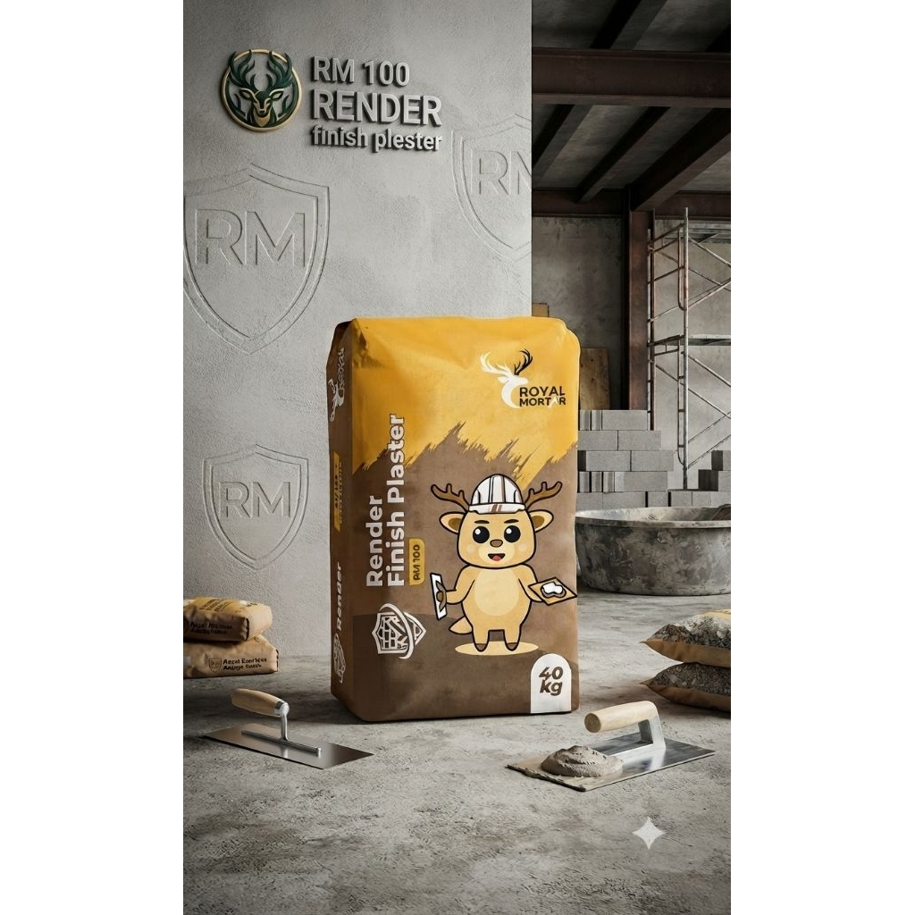 Semen Mortar | Render | RM 100 Royal Mortar