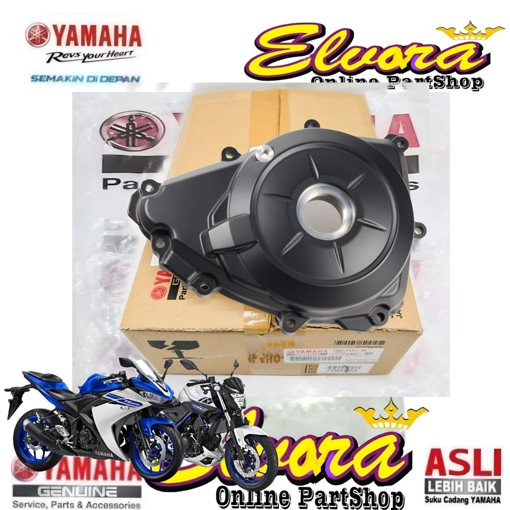 Cover crankcasing 1 bak magnet Yamaha R25 MT25 Original 1WD-E5411-00