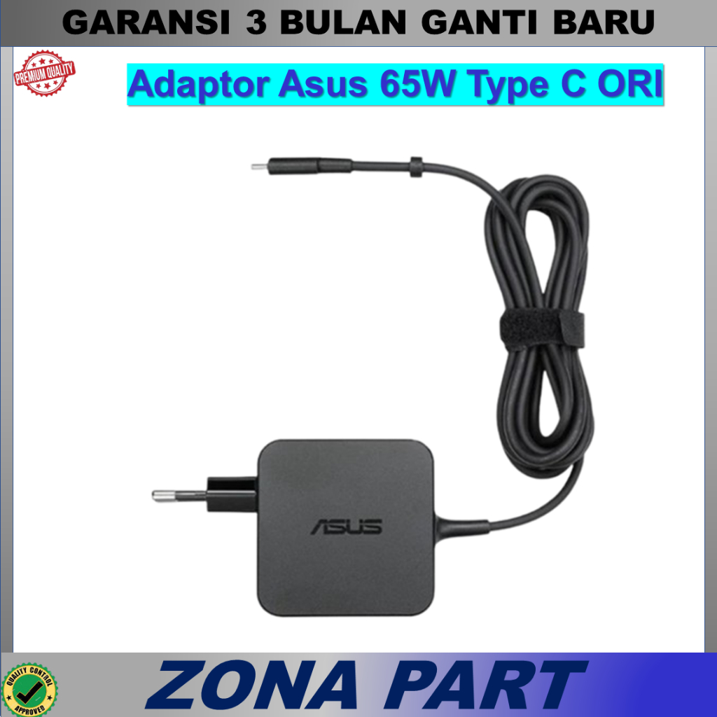 Adaptor Charger ASUS EXPERTBOOK FLIP B7402FEA B7402FBA Type C 65W