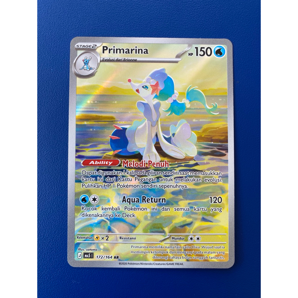 Pokemon Primarina AR Ancaman bayangan