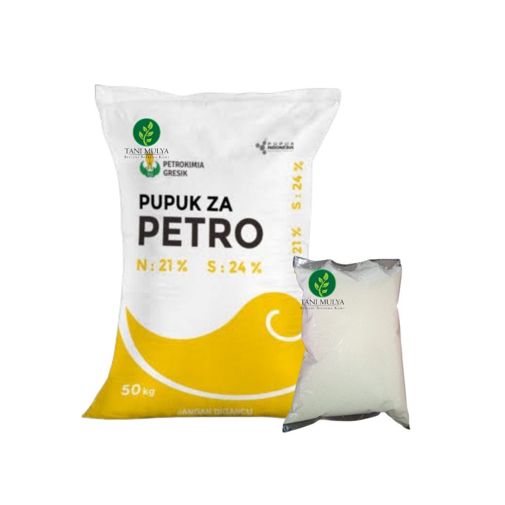 Pupuk Za Petro REPACK 1KG N21% S24% Granular Putih Dari Petrokimia Gresik