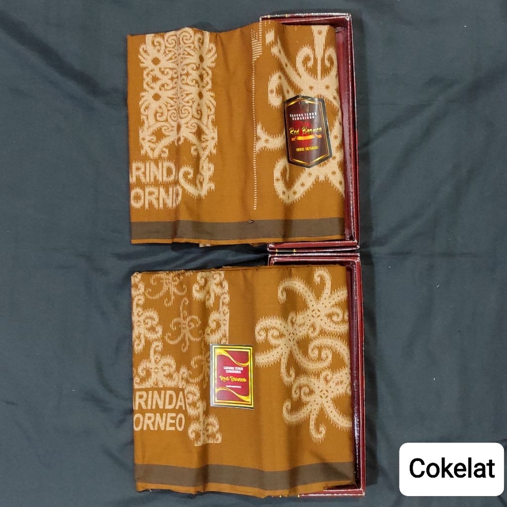 Sarung Samarinda - Red Borneo SRB