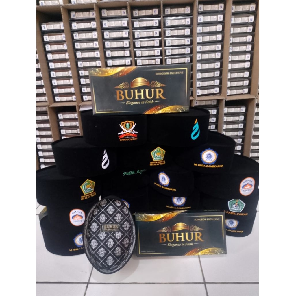 SONGKOK CUSTOM,PECI CUSTOM,SONGKOK LOGO SEKOLAH,PECI LOGO SUKA2