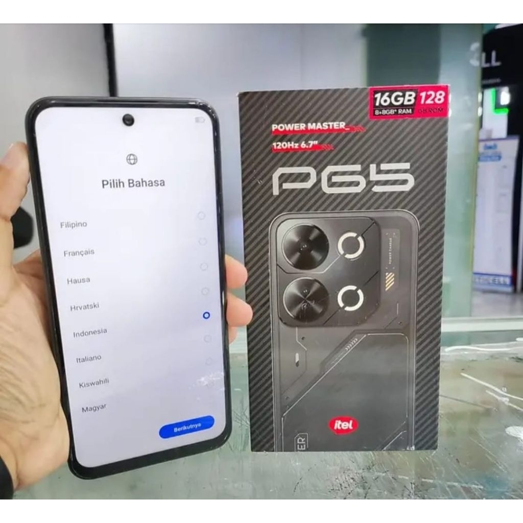 iTEL P65 RAM 8/128GB SECOND MULUS ORIGINAL KUALITAS SUPER ISTIMEWA