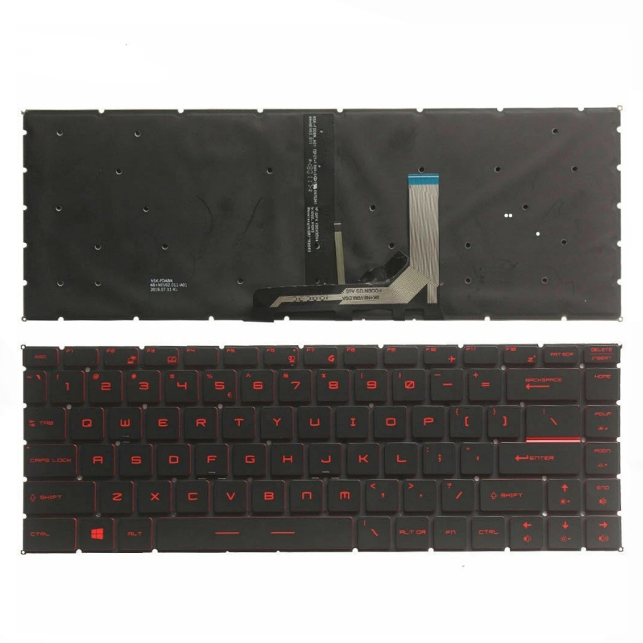 Keyboard MSI GF63 Thin 10SC 10SCSR 10SCXR 8SC 9RC 9RCX MS-16R3