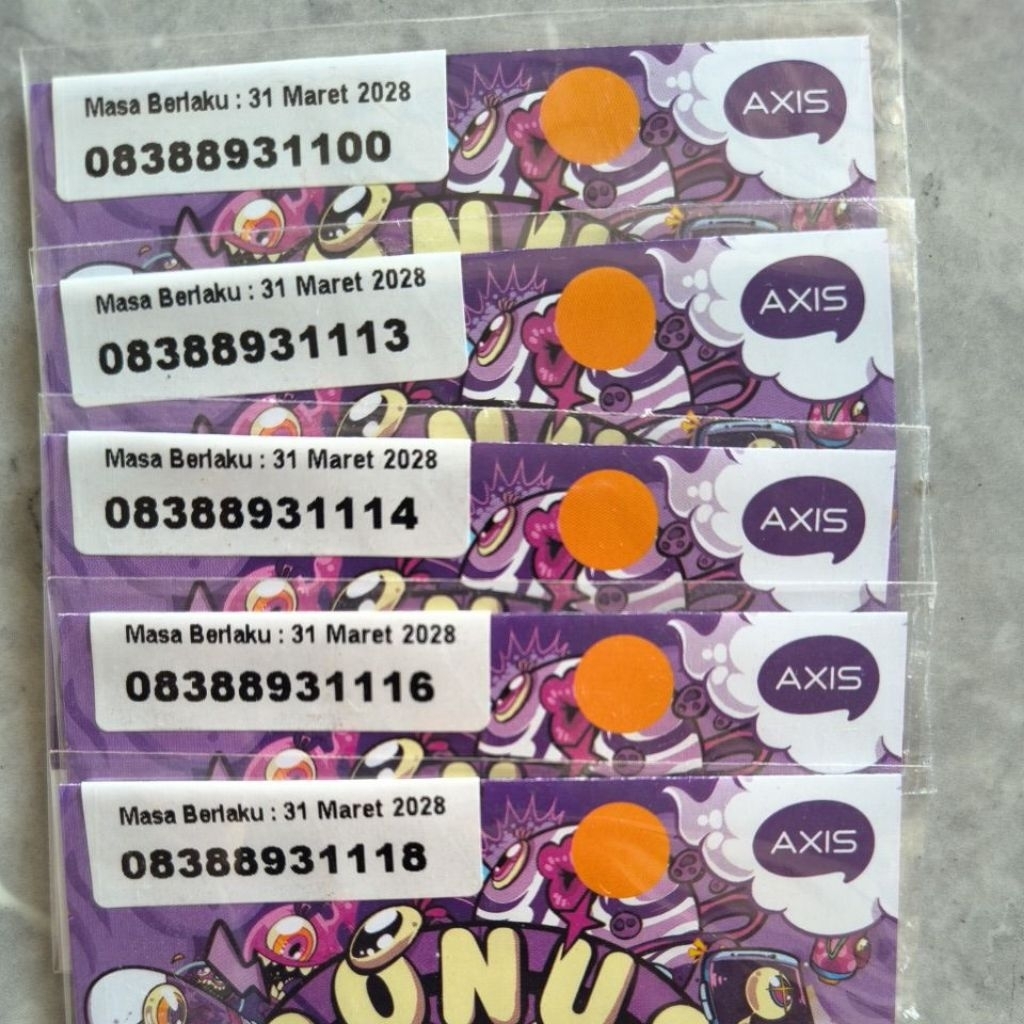 /H nomor cantik axis 11DIGIT 11 digit