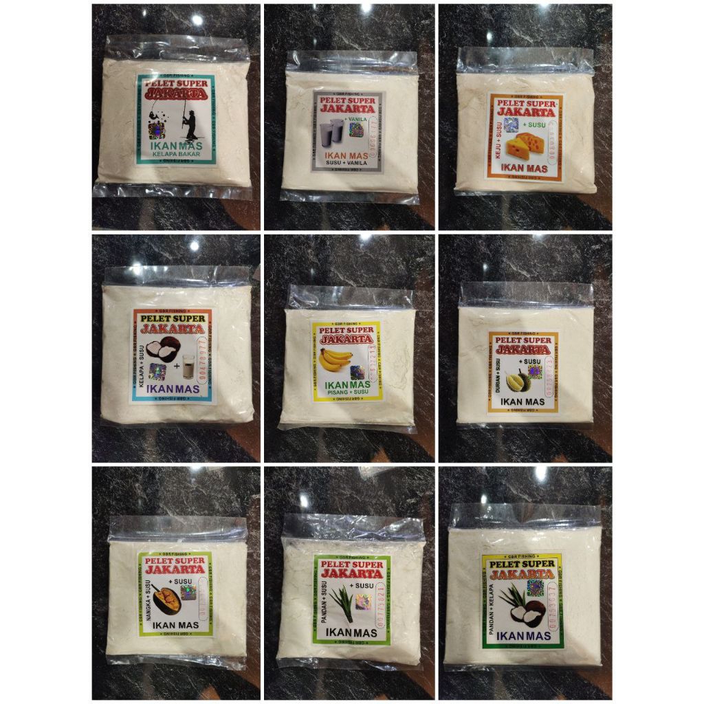 umpan pancing pelet jakarta GBR