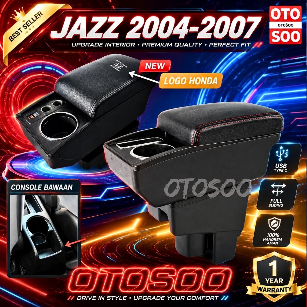 Armrest Jazz 2004 -2007 Console box Jazz 2004-2007 -  Armrest Honda Jazz