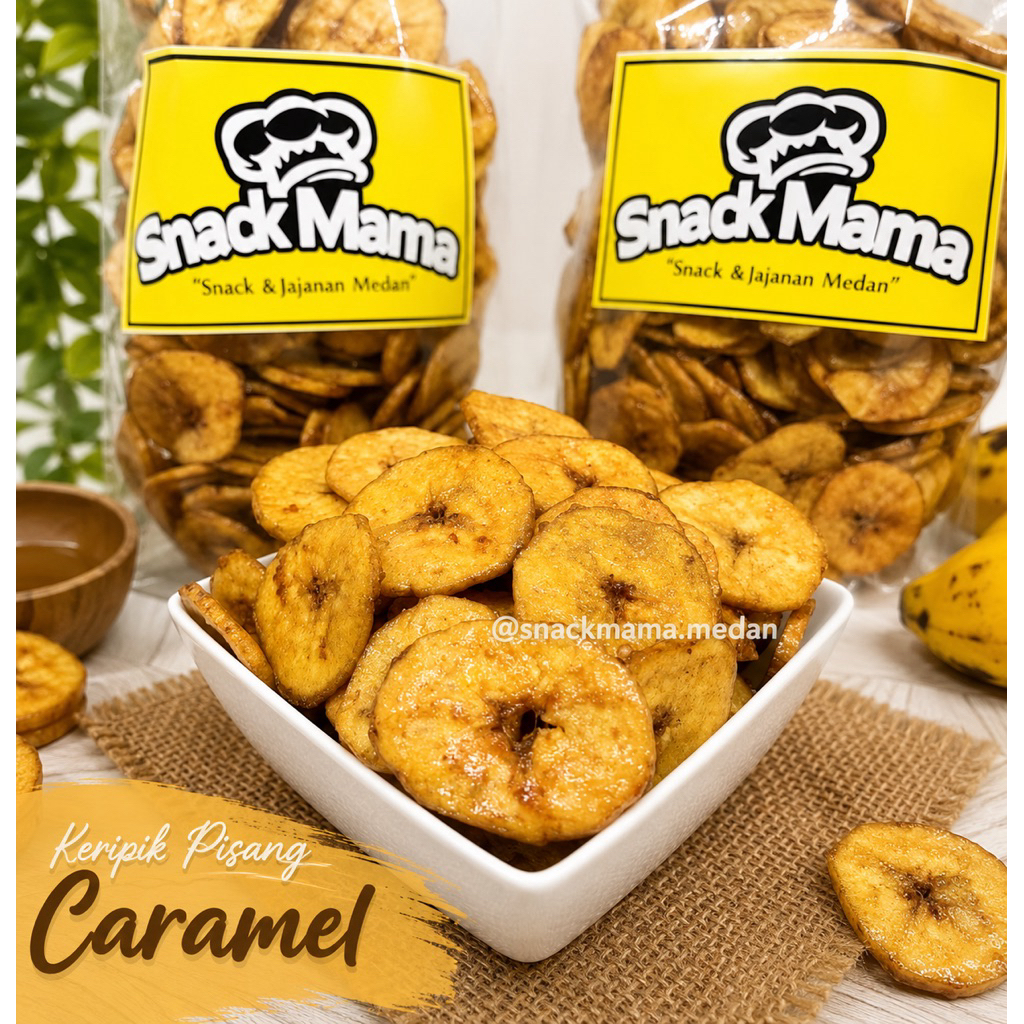 [250GR] KERIPIK PISANG CARAMEL / PISANG KARAMEL | SNACKMAMA