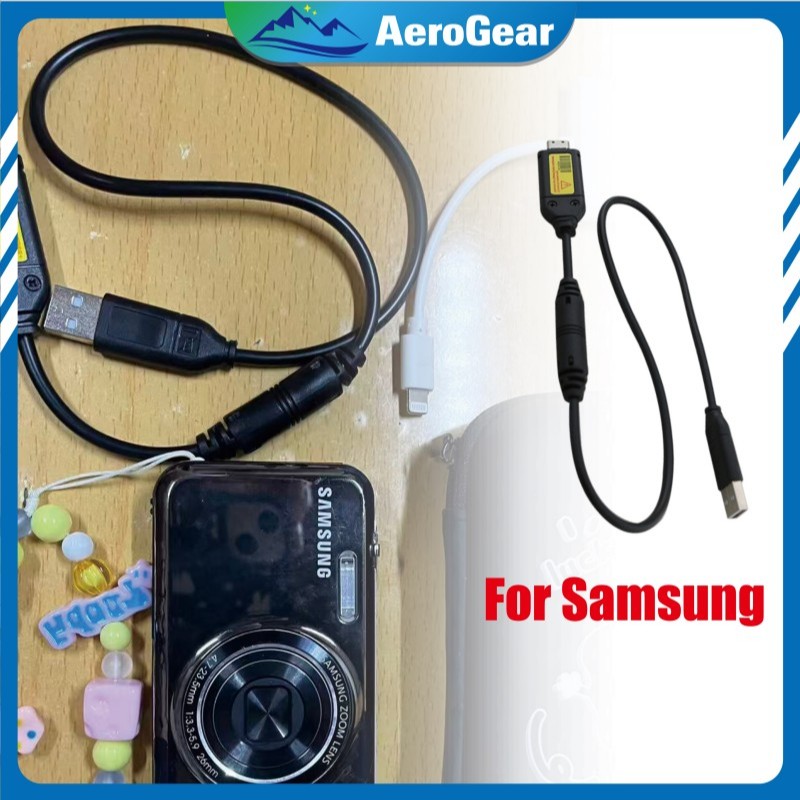Kabel Charger USB Kamera Samsung 0.5M Untuk ES75 NV40 PL120 ST600 TL500 WB700 Kabel Transfer Data Ha