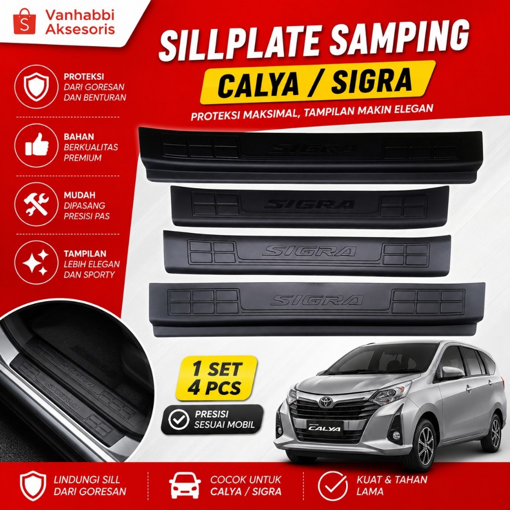 Sillplate Samping Calya/Sigra