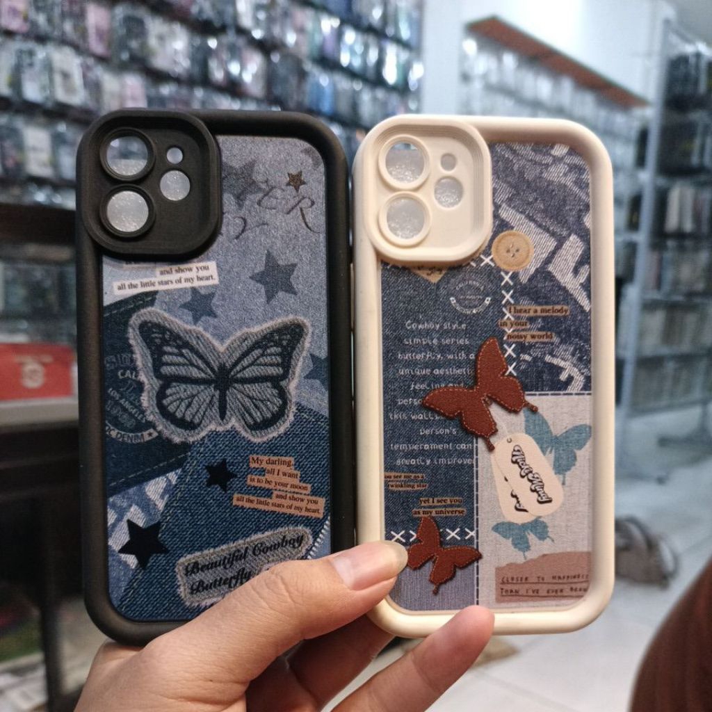 CASING SILIKON MOTIF BUTTERFLY IPHONE 12 MINI