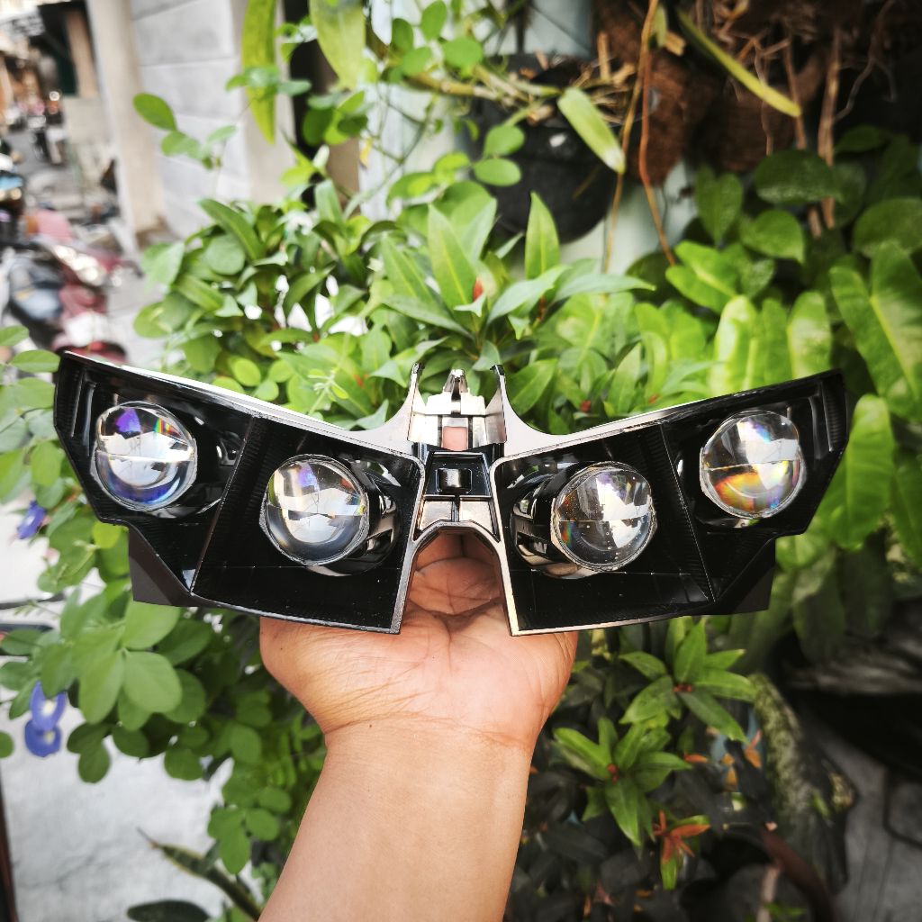 retrofit krum lampu depan vario 125 led old 150 led old pno h4 2 lampu