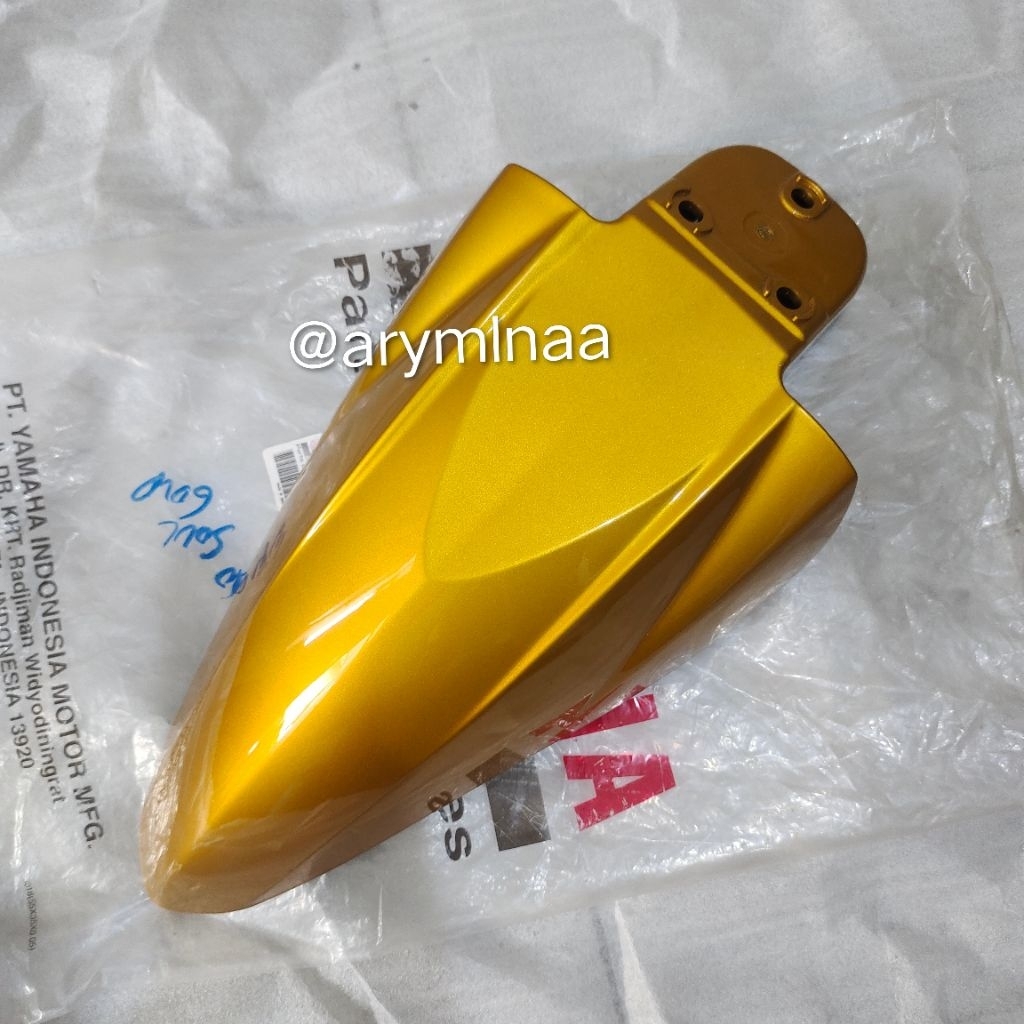 SPAKBOR SLEBOR DEPAN FRONTFENDER MIO SOUL KARBU LAMA GOLD 14D-F1511-00-P7 ORIGINAL YAMAHA YGP NOS
