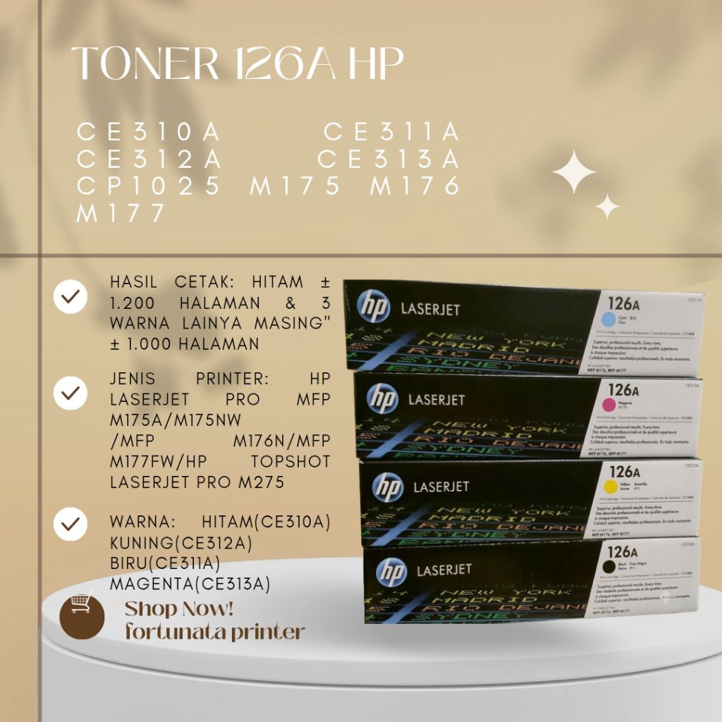 Toner HP Laserjet 126A CP1025 CP1025n