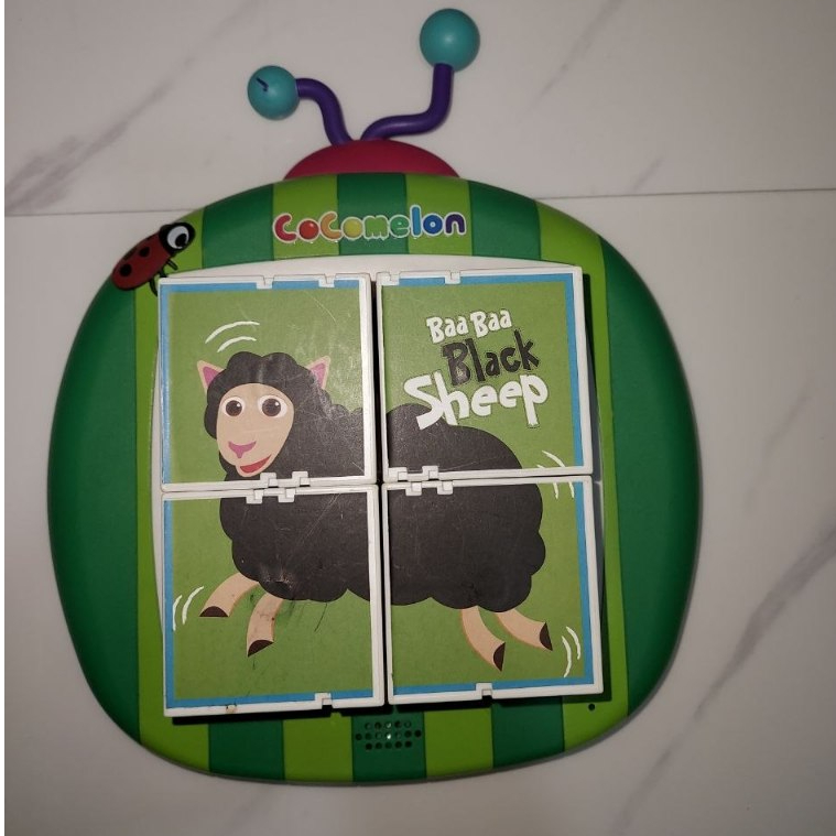Preloved: Cocomelon Clever Blocks Puzzle Musik Edukasi Anak Original Mainan Puzzle Cocomelon Clever 