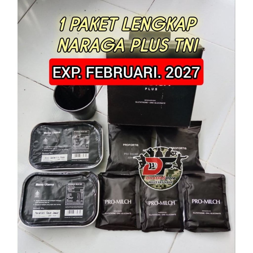 terlaris. ransum naraga plus tni exp FEBRUARI 2027 || ransum naraga plus || ransum tni || makanan te