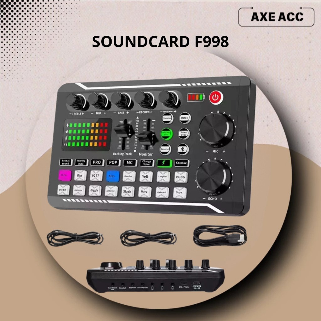 Soundcard Live F998 Live Soundcard Audio Broadcast
