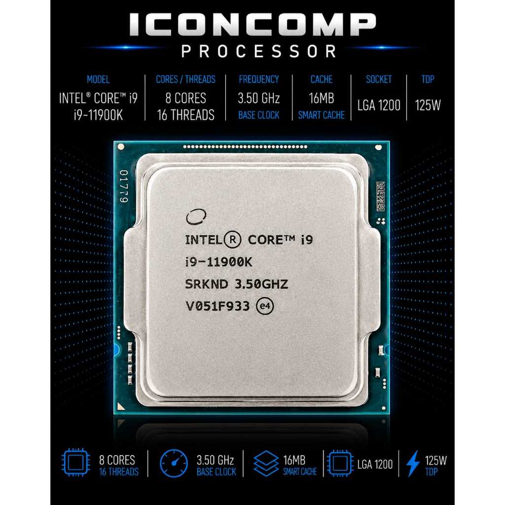 PROCESSOR INTEL CORE I9 11900K TRAY LGA 1200