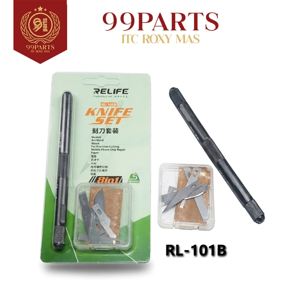 99SPS -  Pisau Ic RL-101B for Relife / Pisau Service Plus Gagang RL-101B for Relife